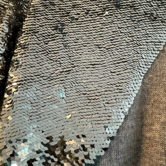 RtA Light Gray and Silver Sequin Sweater - purchased from Intermix, size XS NWT - Picture 9 of 9